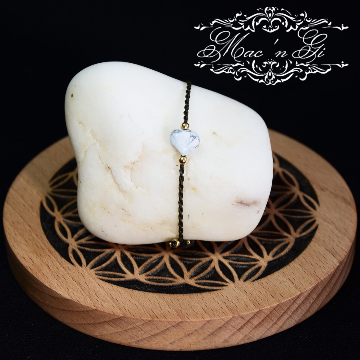 Cœur Howlite