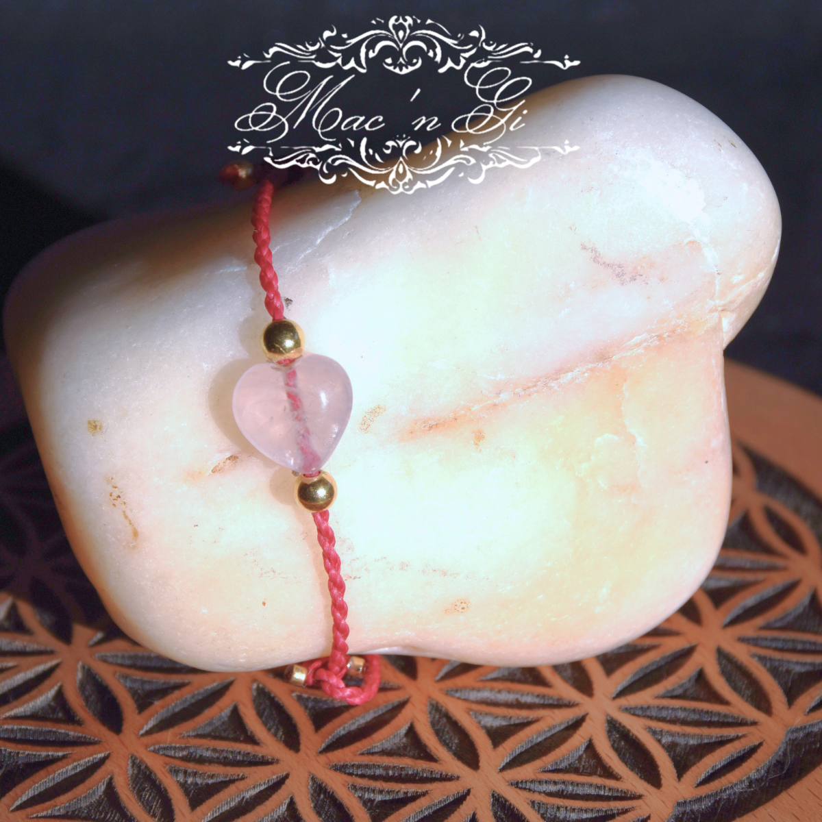 Cœur Quartz rose