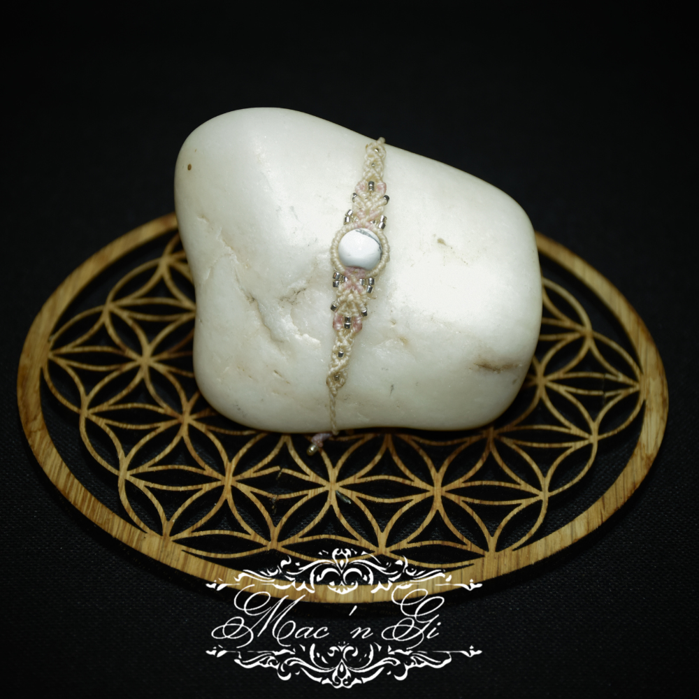 Bracelet Equinoxe Howlite