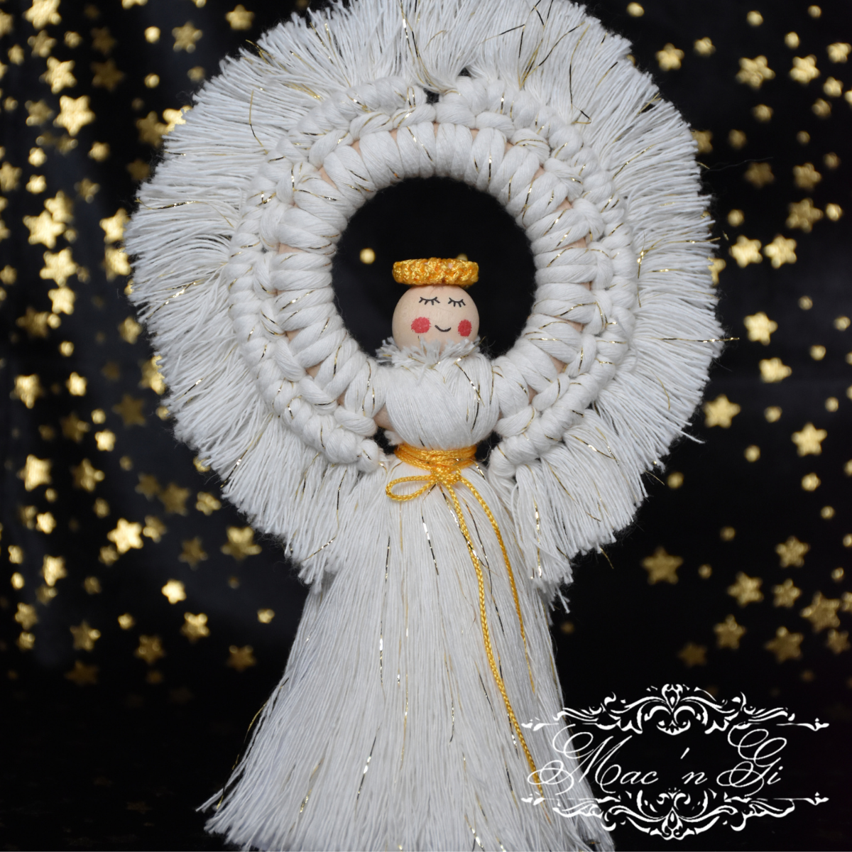 Décorations de Noël en macramé