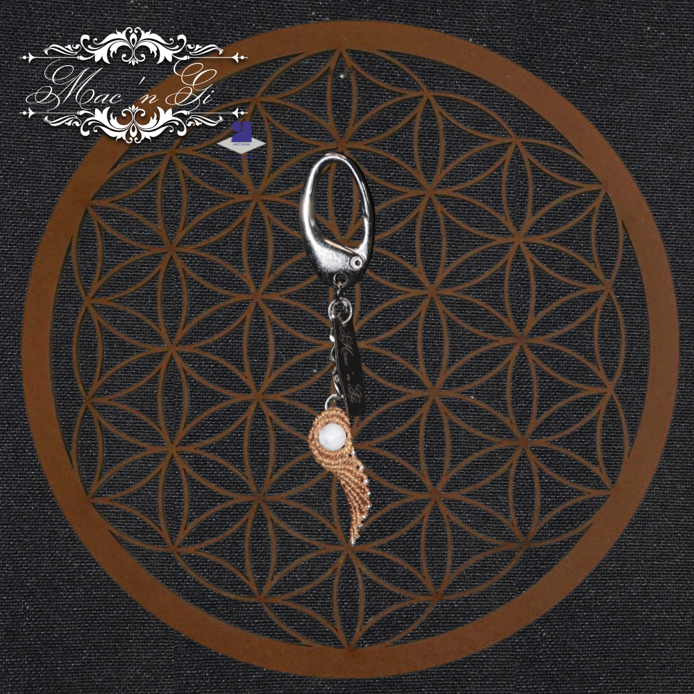 Mac'n Charms Aile d'ange Pierre de lune